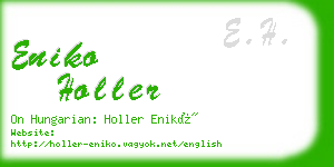 eniko holler business card